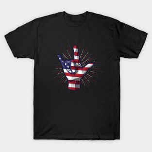 Love Merica Patriotic Independence Day Shirt 4th of July T-Shirt